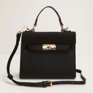 BRAND NEW - Black Handbag w Long Strap